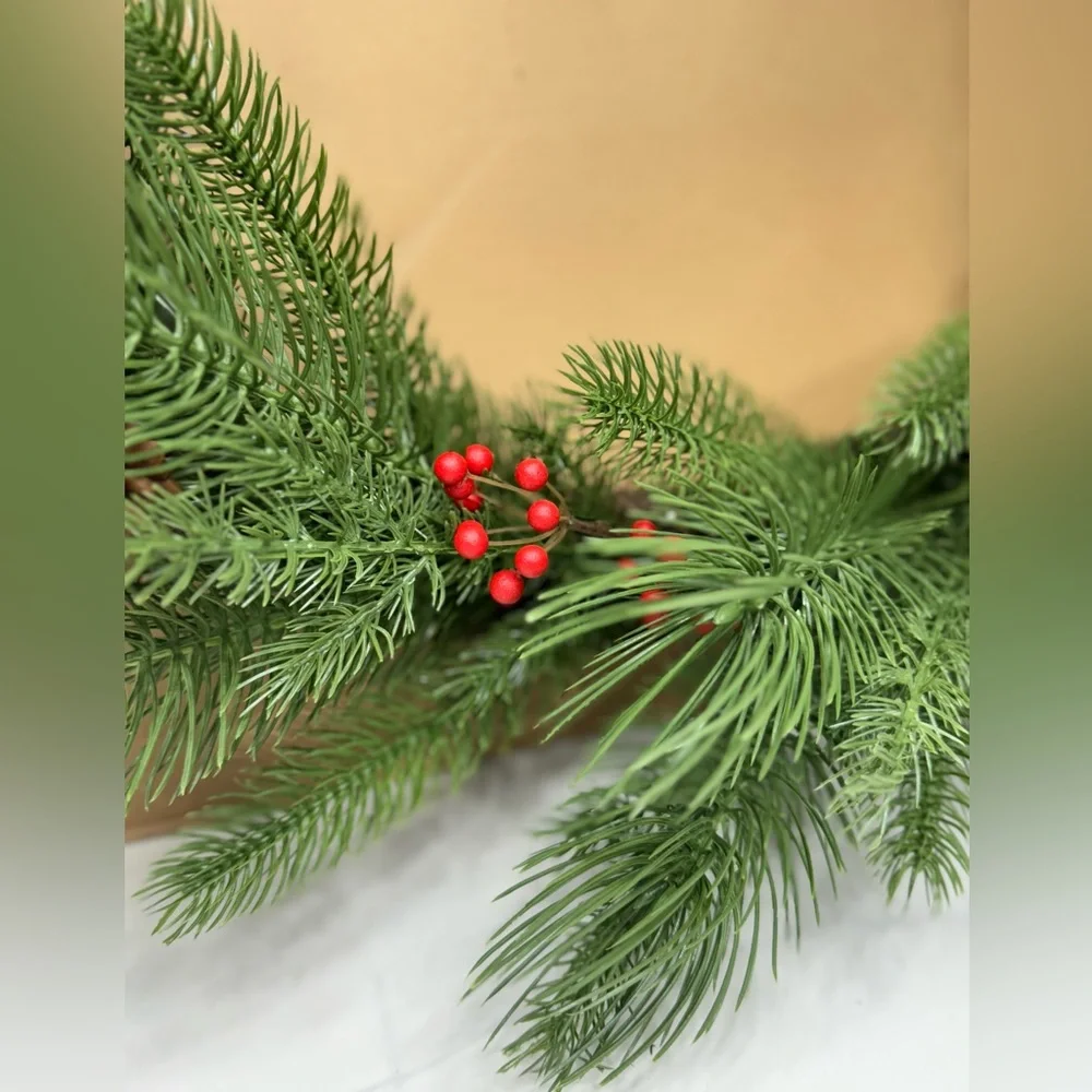 New! Hearth & Hand Magnolia Artificial 32” Faux Wreath Pine & Berry